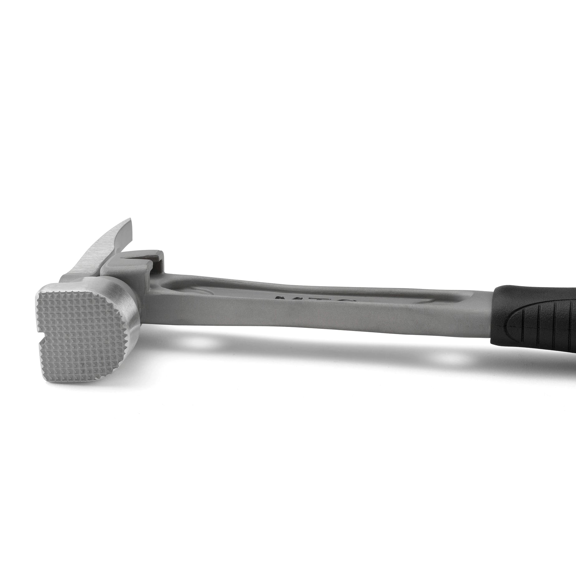 14" Titanium Handle D Nose Milled Face Black Curved Grip