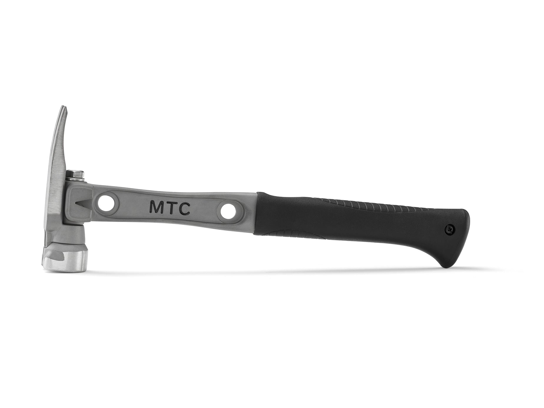 14" Titanium Handle D Nose Smooth Face Black Curved Grip