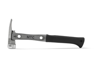 14" Titanium Handle D Nose Smooth Face Black Curved Grip