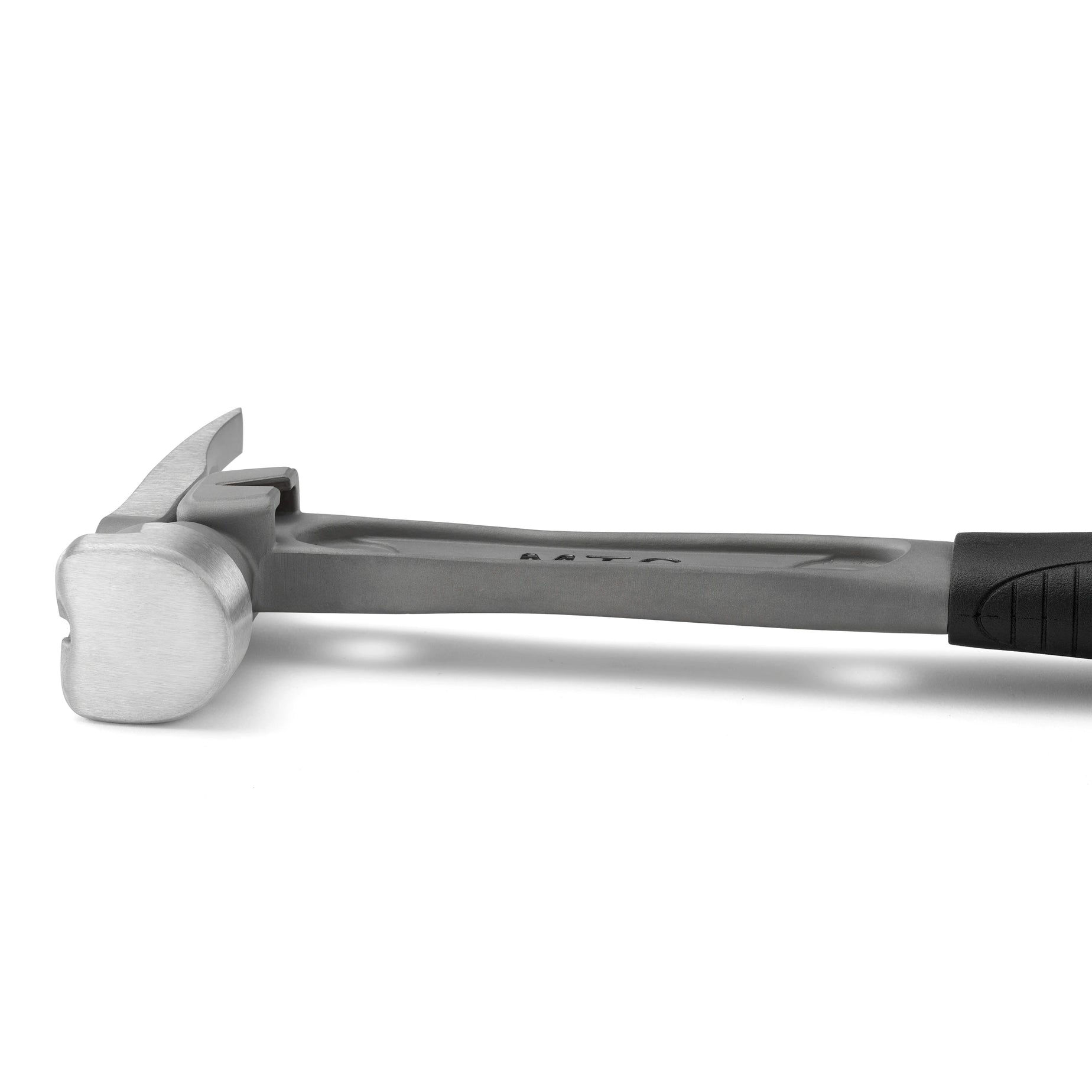 14" Titanium Handle D Nose Smooth Face Black Curved Grip