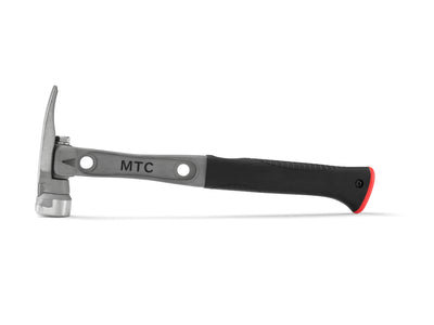 14" Titanium Handle D Nose Smooth Face Red Curved Grip