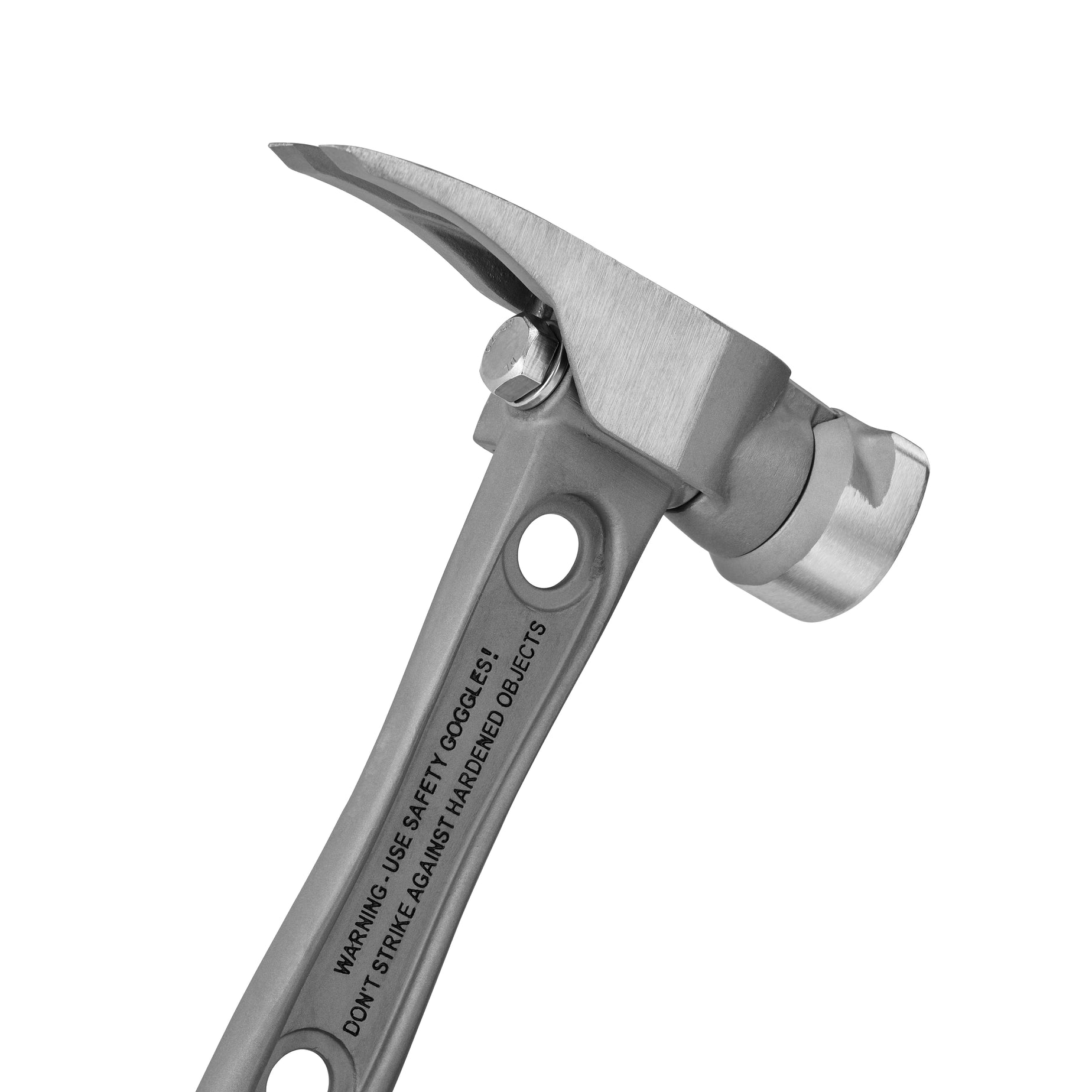 14" Titanium Handle D Nose Smooth Face Red Curved Grip