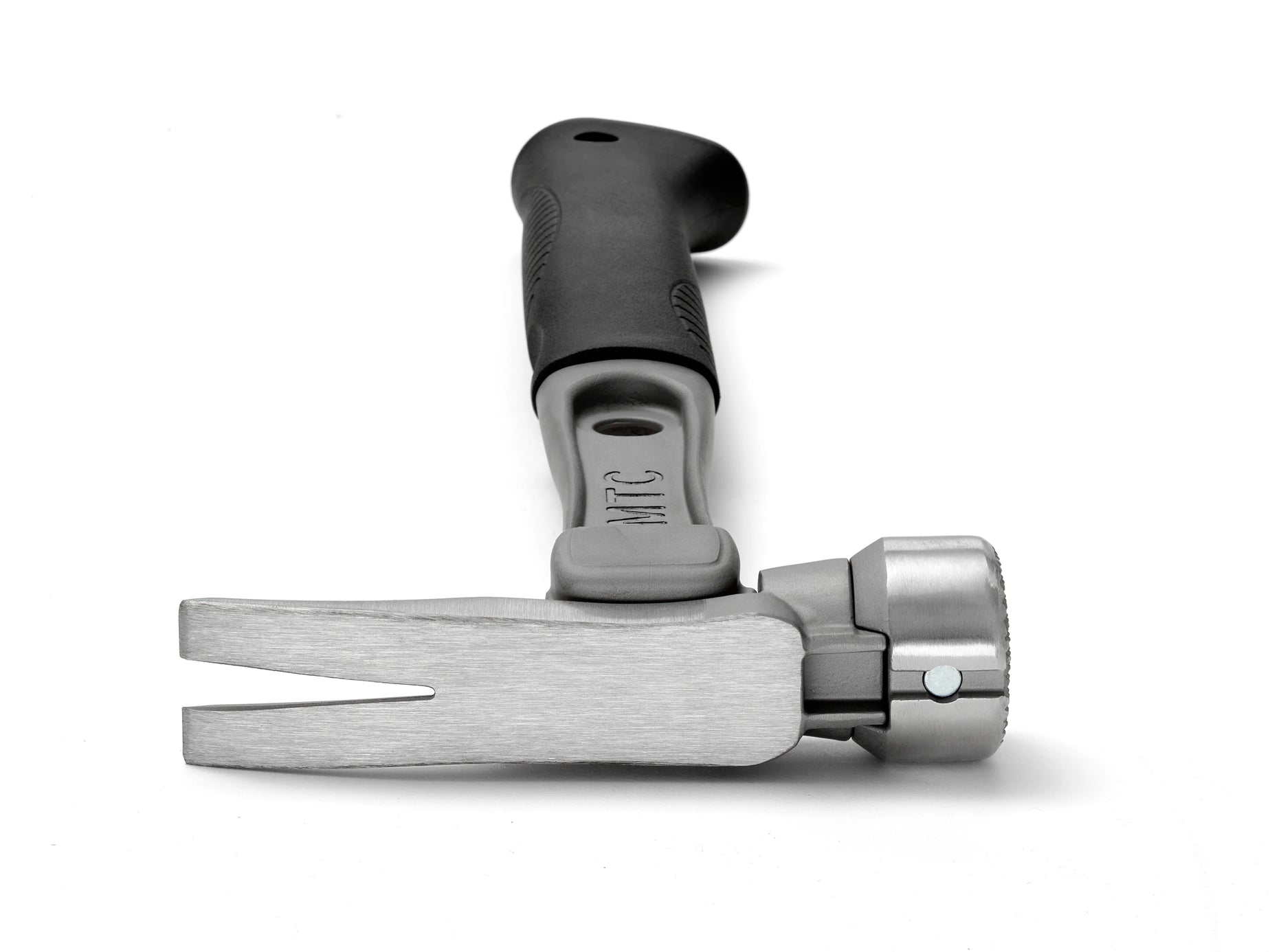14" Titanium Handle O Nose Milled Face Black Curved Grip