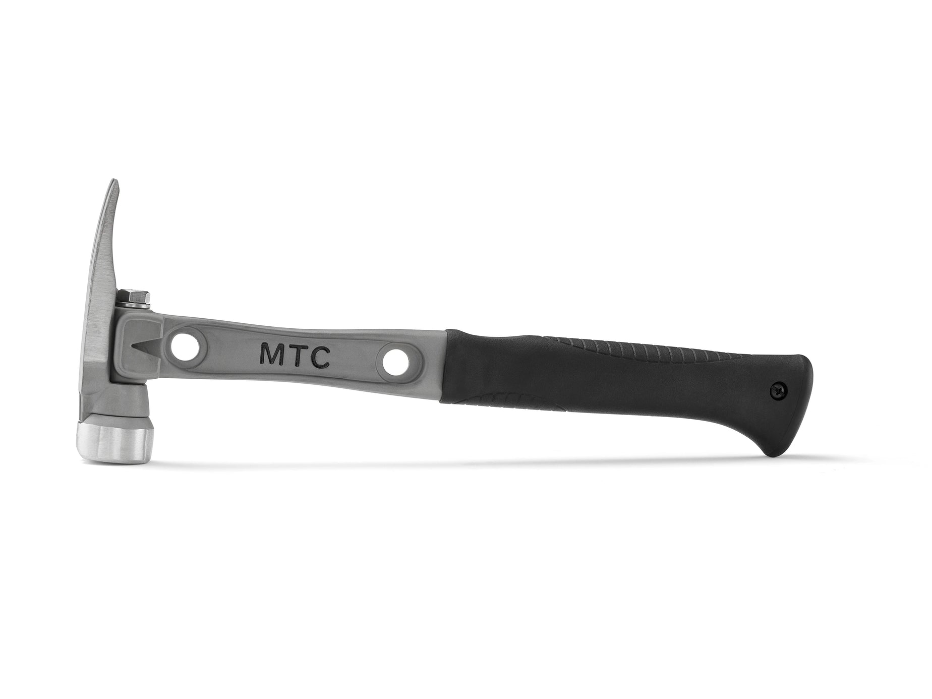 14" Titanium Handle O Nose Smooth Face Black Curved Grip