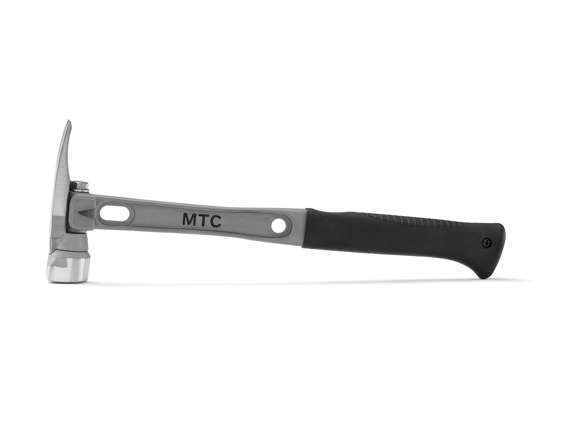 16" Titanium Handle D Nose Milled Face Black Curved Grip