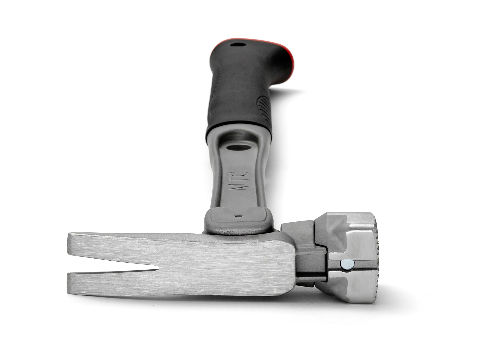 16" Titanium Handle D Nose Milled Face Red Curved Grip