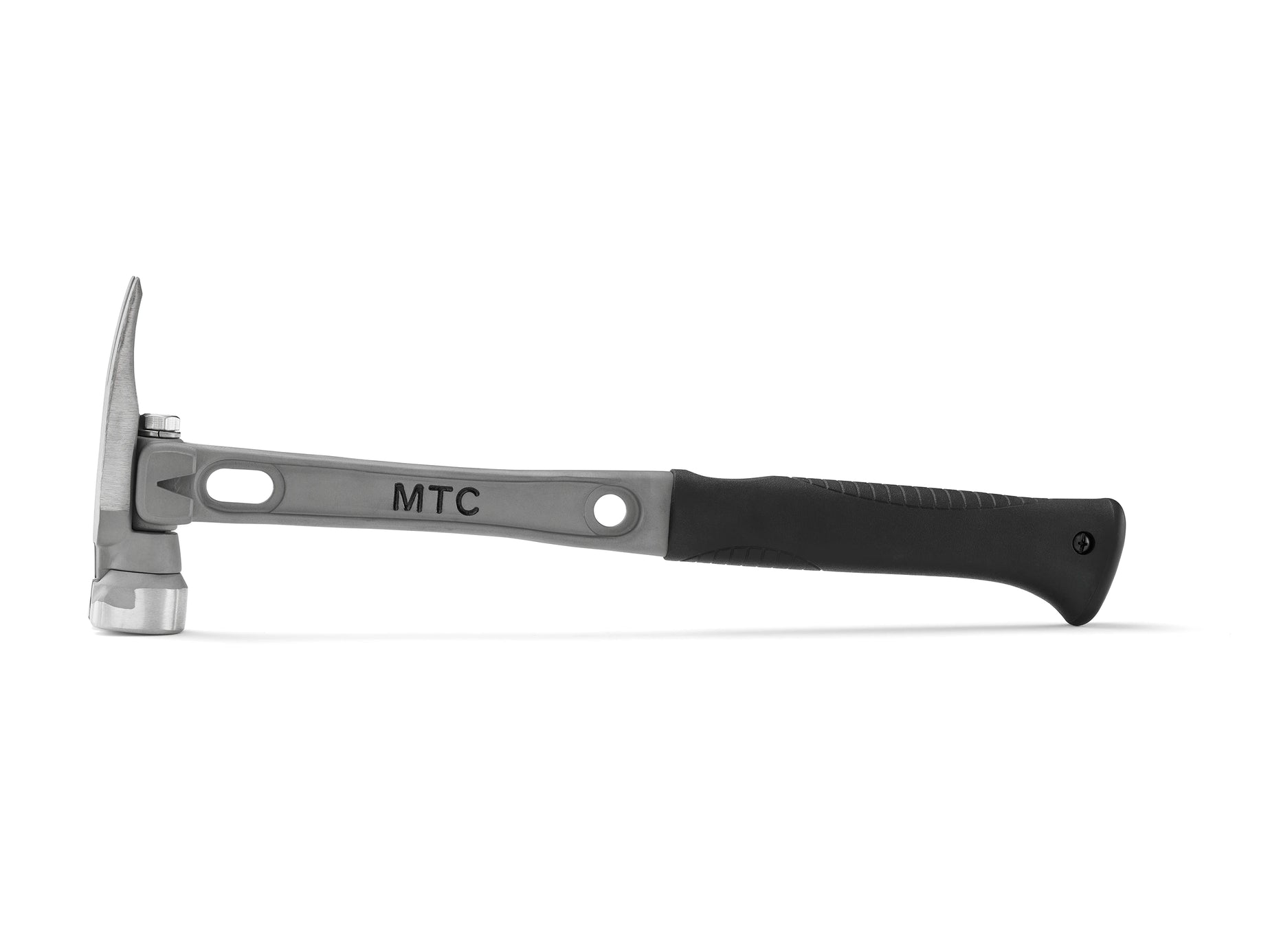 16" Titanium Handle D Nose Smooth Face Black Curved Grip