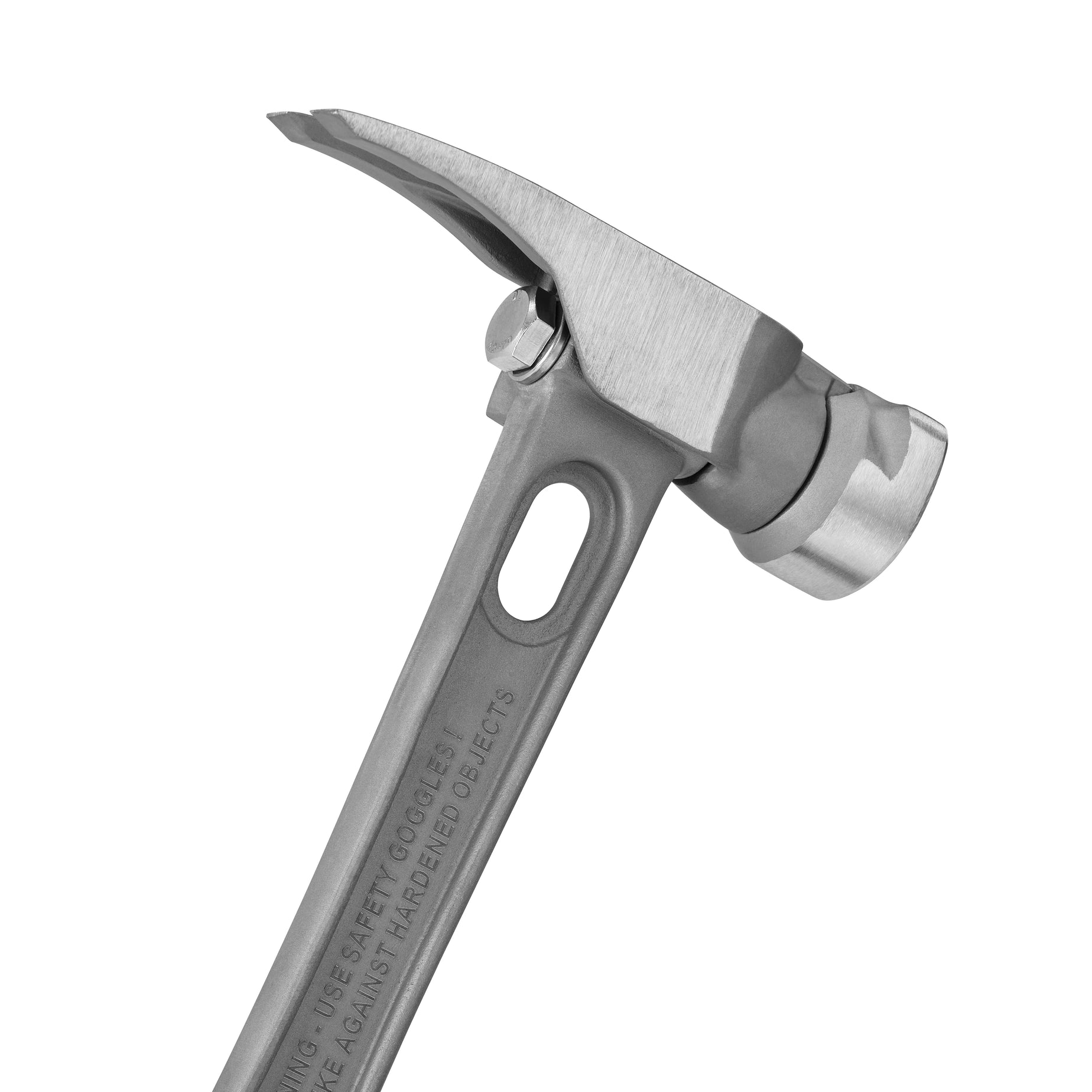 16" Titanium Handle D Nose Smooth Face Black Curved Grip