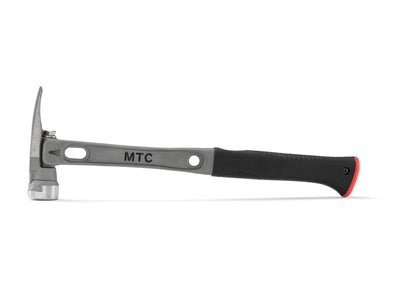 16" Titanium Handle D Nose Smooth Face Red Curved Grip
