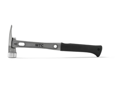 16" Titanium Handle O Nose Milled Face Black Curved Grip