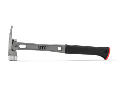 16" Titanium Handle O Nose Smooth Face Red Curved Grip