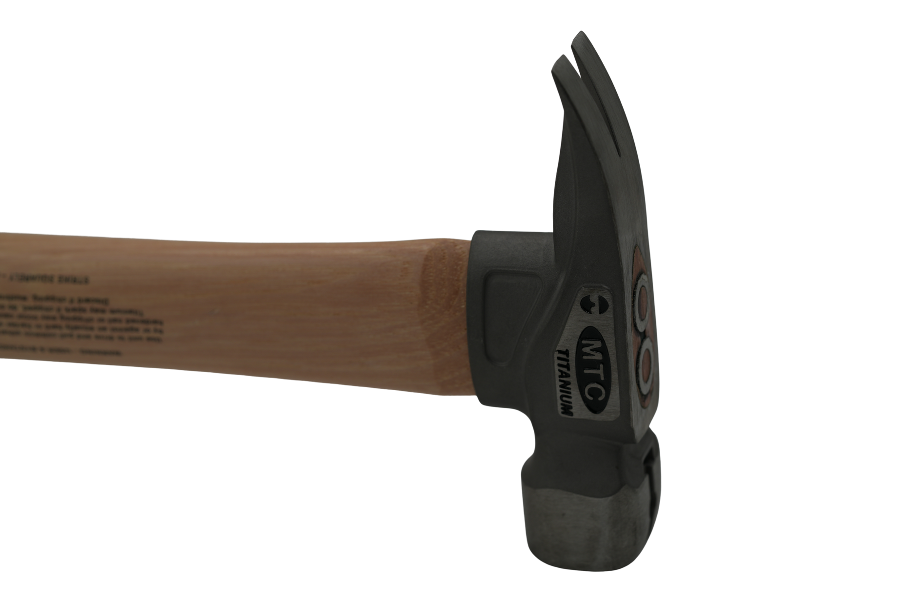 14'' Titanium Hammer, 10 oz Head, D Nose Finish, Wood Handle